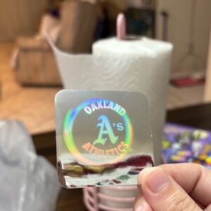 Oakland Athletics Holographic Sticker
